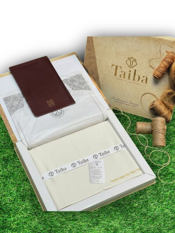 Taiba Fabrics White Suit