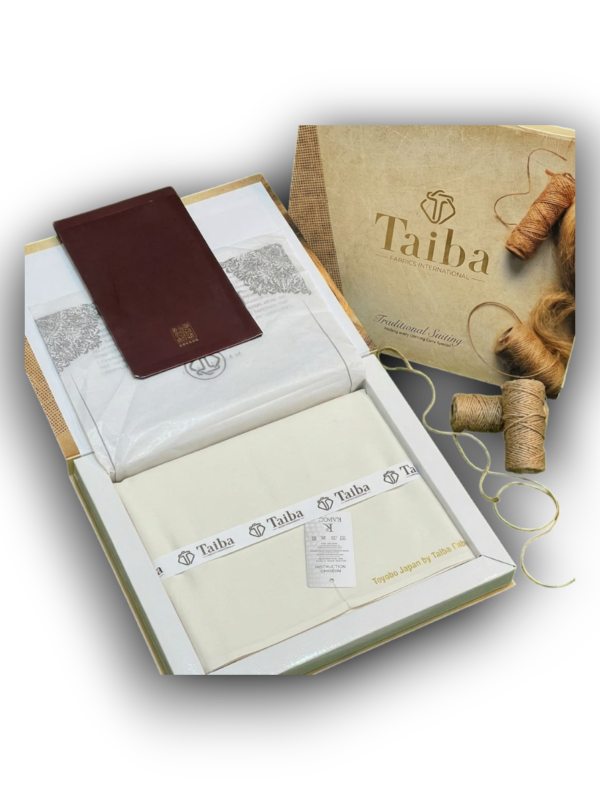 Taiba Fabrics White Suit